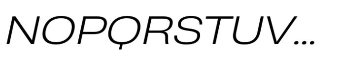 Heading Now 82 Light Italic Font UPPERCASE