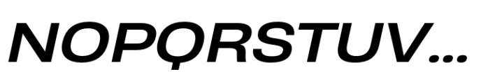 Heading Now 84 Regular Italic Font UPPERCASE