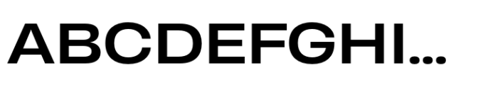 Heading Now 84 Regular Font UPPERCASE