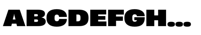 Heading Now 87 Extrabold Font UPPERCASE