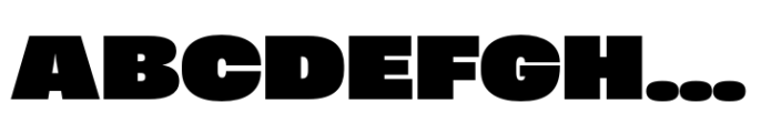 Heading Now 88 Heavy Font UPPERCASE