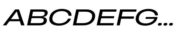 Heading Now 93 Book Italic Font UPPERCASE