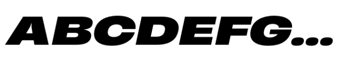 Heading Now 96 Bold Italic Font UPPERCASE
