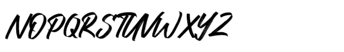 Headline Brush Font UPPERCASE