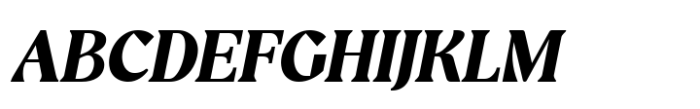 Headline Heritage Bold Italic Font UPPERCASE