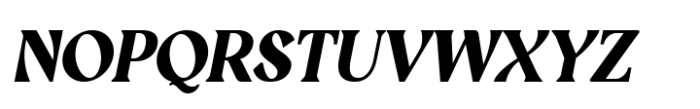 Headline Heritage Bold Italic Font UPPERCASE