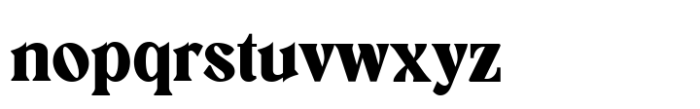 Headline Heritage Bold Font LOWERCASE