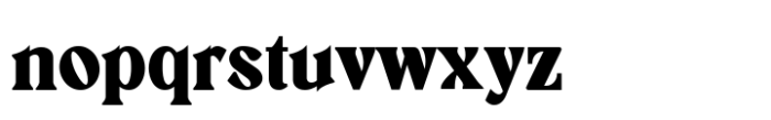 Headline Heritage Extra Bold Font LOWERCASE