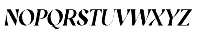 Headline Heritage Thin Italic Font UPPERCASE