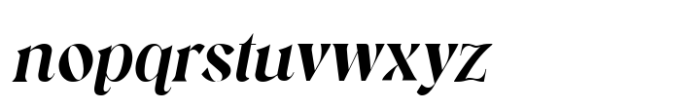 Headline Heritage Thin Italic Font LOWERCASE