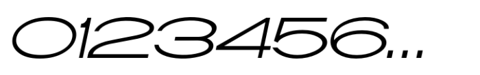 Headline Sans Wide JNL Oblique Font OTHER CHARS