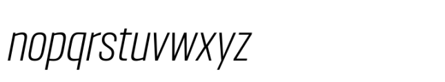 Headlines Semi Light Italic Font LOWERCASE