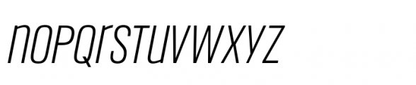 Headlines Unicase A Semi Light Italic Font LOWERCASE