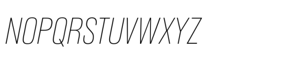 Headlines Unicase B Light Italic Font UPPERCASE