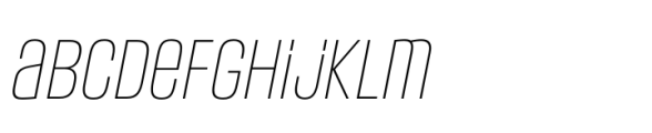 Headlines Unicase B Light Italic Font LOWERCASE