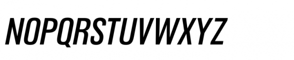 Headlines Unicase B Medium Italic Font UPPERCASE