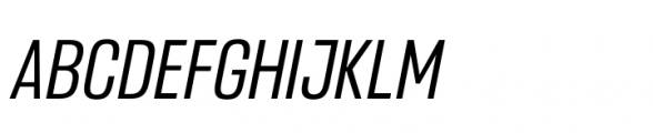 Headlines Unicase B Regular Italic Font UPPERCASE
