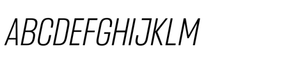 Headlines Unicase B Semi Light Italic Font UPPERCASE