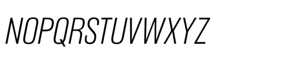 Headlines Unicase B Semi Light Italic Font UPPERCASE
