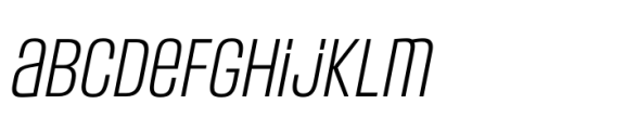 Headlines Unicase B Semi Light Italic Font LOWERCASE