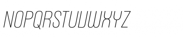 Headlines Unicase C Light Italic Font UPPERCASE