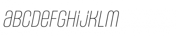 Headlines Unicase C Light Italic Font LOWERCASE