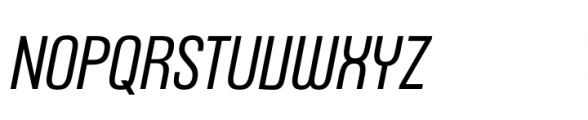 Headlines Unicase C Regular Italic Font UPPERCASE