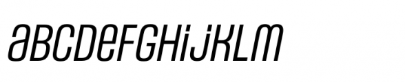 Headlines Unicase C Regular Italic Font LOWERCASE