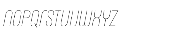 Headlines Unicase C Thin Italic Font LOWERCASE