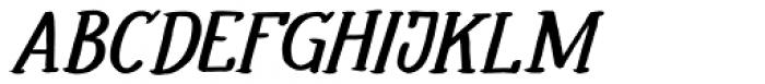 Headlock Italic Font UPPERCASE