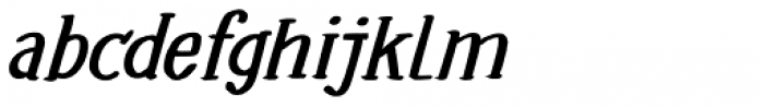 Headlock Italic Font LOWERCASE
