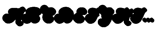 Headmain Script Headmain Extrude Regular Font UPPERCASE