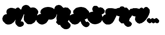 Headmain Script Headmain Extrude Regular Font UPPERCASE