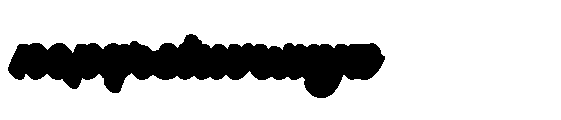 Headmain Script Headmain Extrude Regular Font LOWERCASE