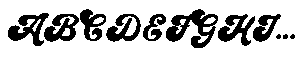 Headmain Script Headmain Regular Font UPPERCASE
