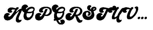 Headmain Script Headmain Regular Font UPPERCASE