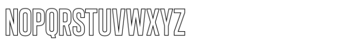 Headpen Outline Font UPPERCASE