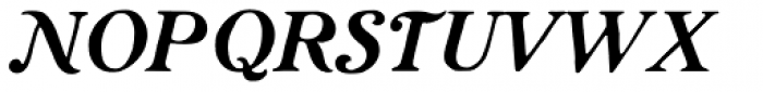 Hearst Italic Font UPPERCASE