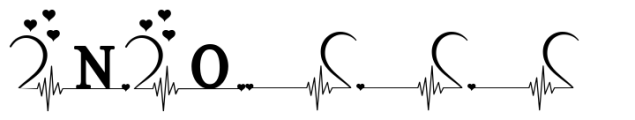 Heart Beat Love Font LOWERCASE