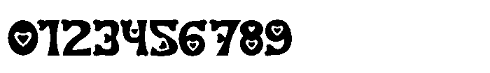 Heart Fade Font OTHER CHARS