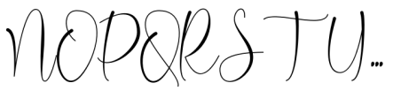 Heart Haily Font UPPERCASE