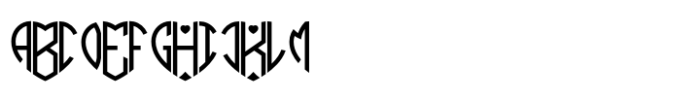 Heart Monogram Solid FONT