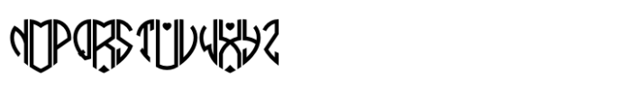 Heart Monogram Solid Font LOWERCASE