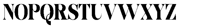 Hearthen Royale Condensed Font UPPERCASE