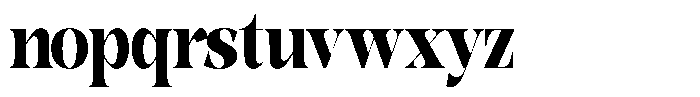 Hearthen Royale Condensed Font LOWERCASE