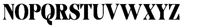 Hearthen Royale Contrast Cond Font UPPERCASE