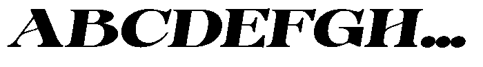 Hearthen Royale Contrast Exp Italic Font UPPERCASE