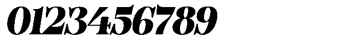 Hearthen Royale Contrast Sm Condensed Italic Font OTHER CHARS