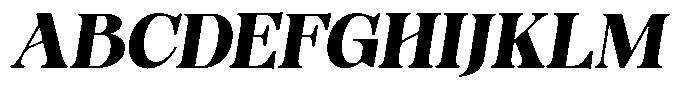 Hearthen Royale Contrast Sm Condensed Italic Font UPPERCASE