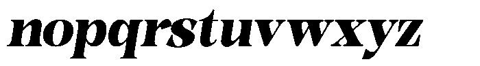 Hearthen Royale Contrast Sm Condensed Italic Font LOWERCASE